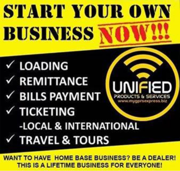 Unified Products and Services Rizal Franchising Online Home based Negosyo